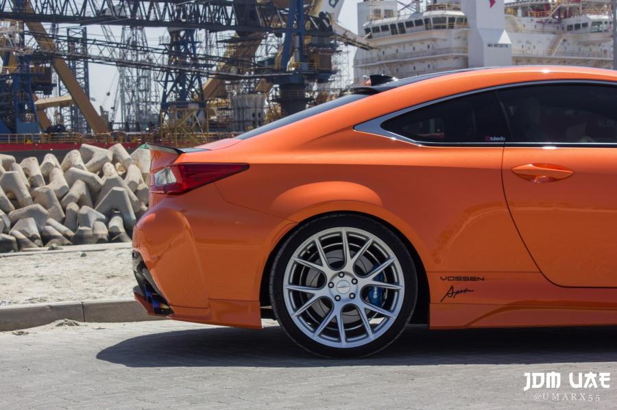 Детали экстерьера Lexus RC F on Vossen Wheels (VFS6) 2017 года  (фото 8 из 15)